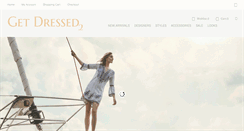 Desktop Screenshot of getdressed2.com